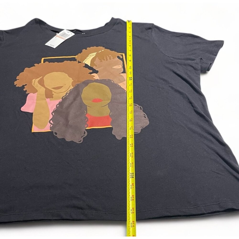 Love Tribe Womens Trendy Plus Size Radiant-Graphic T-Shirt, New - Picture 9 of 9